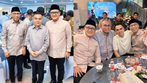 Gubernur Lampung Mirza-Ketua DPRD Giri Kompak Hadiri Halal Bihalal Sufmi Dasco