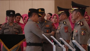 Sertijab 6 Kapolres dan Sejumlah PJU Polda Lampung