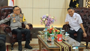 Kapolda Lampung Irjen Pol Helmy Santika dan Kajati Lampung Danang Suryo Wibowo