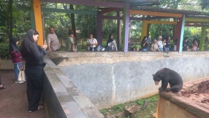 Mahasiswa Kehutanan Unila Praktikum di Lembah Hijau