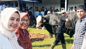 Presiden Prabowo Salurkan Sapi Kurban untuk Warga Lampung Timur