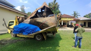 Truk meledak di Lampung Timur