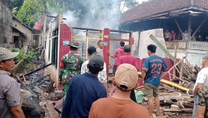 Kebakaran di Lampung Timur
