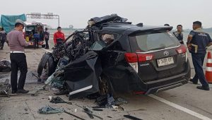 Kecelakaan di Tol Lampung