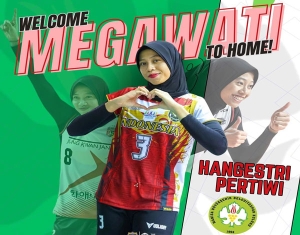 Megawati Hangestri Gabung Klub Voli Turki Manisa BBSK