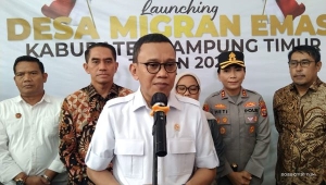 Menteri P2MI Launching 20 Desa Migran Emas di Lampung Timur