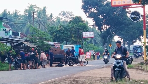 Motor Tabrakan di Lampung Timur