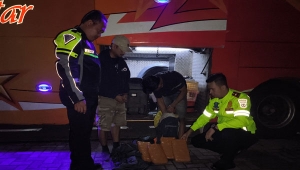 Penyelundupan Ganja di Tol Bakter Lampung