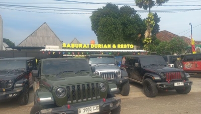 Jeep Indonesian Owner di Saburai Durian dan Resto Bandar Lampung