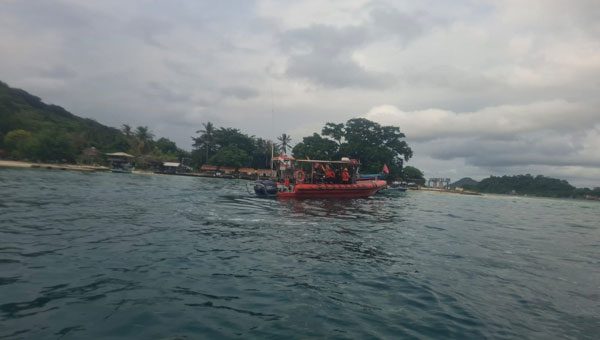 Kapal Tenggelam di Perairan Pulau Tegal Mas Lampung