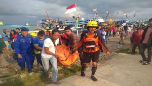 Korban kapal tenggelam di Perairan Tegal Mas Lampung