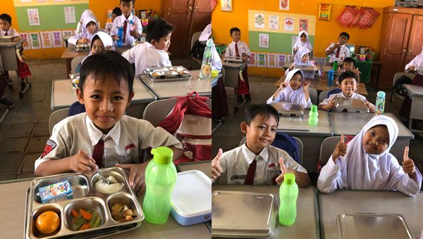 MBG di SDN 3 Perumnas Way Kandis Bandar Lampung