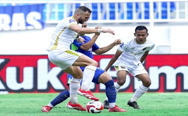 Striker Bhayangkara Presisi Lampung FC Ilija Spasojevic