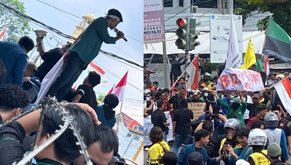 Demo di DPRD Lampung