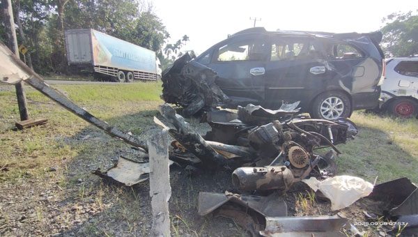 Kecelakaan Maut Mobil Innova dan Motor Beat di Lampung Timur