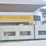 Posko Bhayangkara FC Depan Kantor KONI Lampung