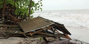 Banjir Rob Landa Lampung Timur