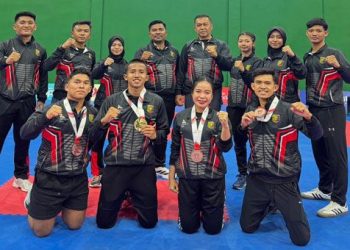 Lampung Posisi 10 PON Beladiri 2025