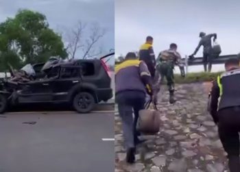 Kecelakaan Tol Bakter Lampung