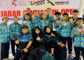 Atlet Aerobik Gimnastik Lampung meraih 9 medali di Jabar Open 2025