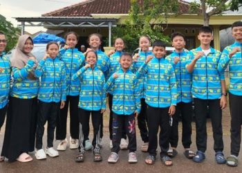 Atlet Aerobik Gimnastik Lampung di Jabar Open 2025