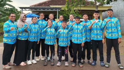 Atlet Aerobik Gimnastik Lampung di Jabar Open 2025