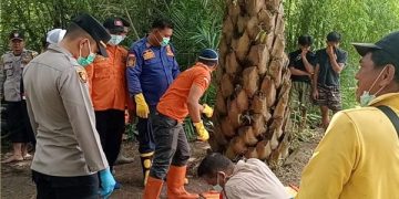 Jasad Pria di Sungai Way Sekampung Lampung Timur