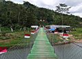 Jembatan Gantung Garuda di Pekon Umbar Tangggamus Lampung