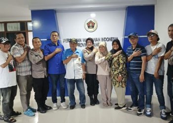 Kabid Humas Polda Kunjungi PWI Lampung