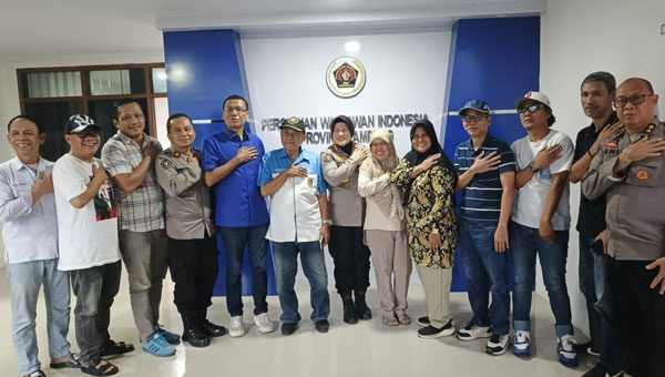 Kabid Humas Polda Kunjungi PWI Lampung