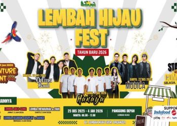 Liburan Tahun Baru 2026 di Wisata Lembah Hijau Lampung