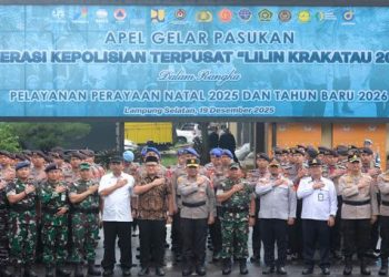 Pengamanan Natal dan Tahun Baru di Lampung
