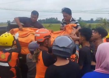 Pengendara Motor Tenggelam di Irigasi Lampung Timur