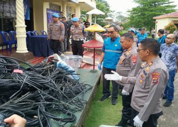 Pencurian Kabel Listrik PLN di Way Kanan Lampung