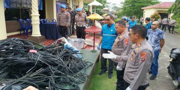 Pencurian Kabel Listrik PLN di Way Kanan Lampung