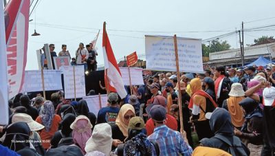 Ribuan Warga Lampung Timur Geruduk TNKW