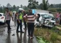 Kecelakaan mobil MBG dan truk di Lampung Timur