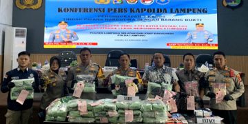 Polda Lampung Gagalkan Peredaran Narkoba