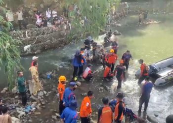 Bocah Tenggelam di Sungai Kali Balok Bandar Lampung