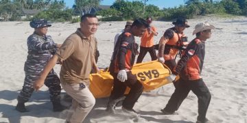 Korban tenggelam di Pesisir Barat Lampung
