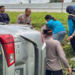 Mobil Pemudik Asal Bekasi Kecelakaan di Tol Lampung-Palembang