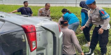 Mobil Pemudik Asal Bekasi Kecelakaan di Tol Lampung-Palembang