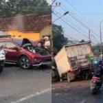 Kecelakaan Beruntun di Pesawaran Lampung