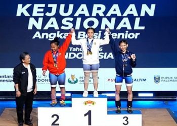 Lampung Juara Umum Kejurnas Angkat Besi 2026