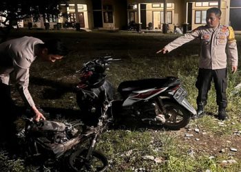 Motor Pelaku Curanmor di Lampung Dibakar Massa