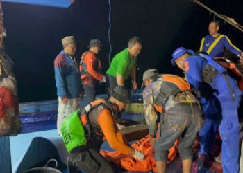Nelayan Jatuh dari Kapal di Lampung Timur