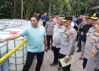 Polda Lampung Gerebek Gudang BBM Ilegal