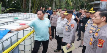 Polda Lampung Gerebek Gudang BBM Ilegal