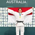 Atlet Judo Lampung, Indah Permatasari meraih medali emas di Oceania Open 2026 Australia