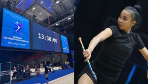 Atlet Senam Ritmik Lampung Tri Wahyuni Ikuti Asian Championship 2026 di Kyrgistan